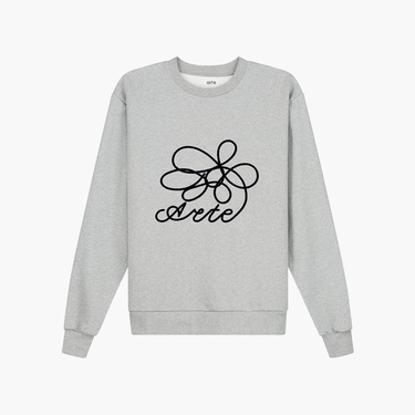 Arte flower Logo Crewneck