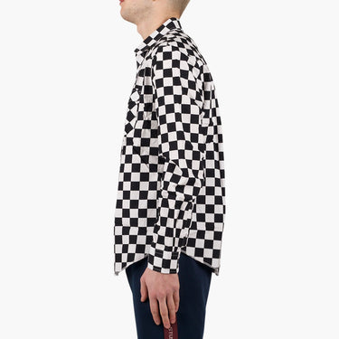 Stussy Checker Western Long Sleeve Shirt-SUEDE Store